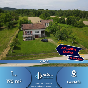 KUĆA – VILUSI – 130 m2 (Opština Gradiška)