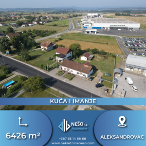 KUĆA i IMANJE – ALEKSANDROVAC – 6426 m2